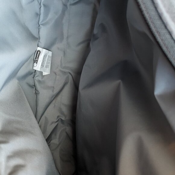 LeSportsac Pink/Gra Plaid Deluxe Everyday Bag - Picture 4 of 5